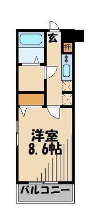 エスパシオ西高島平の物件間取画像